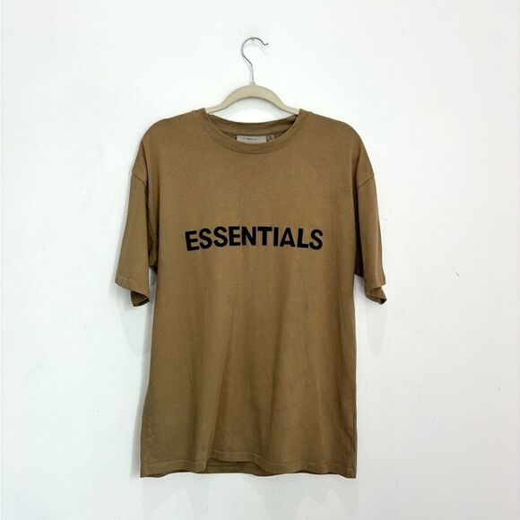 Fear Of God Essentials Tan /taupe T shirt - Picture 3 of 7
